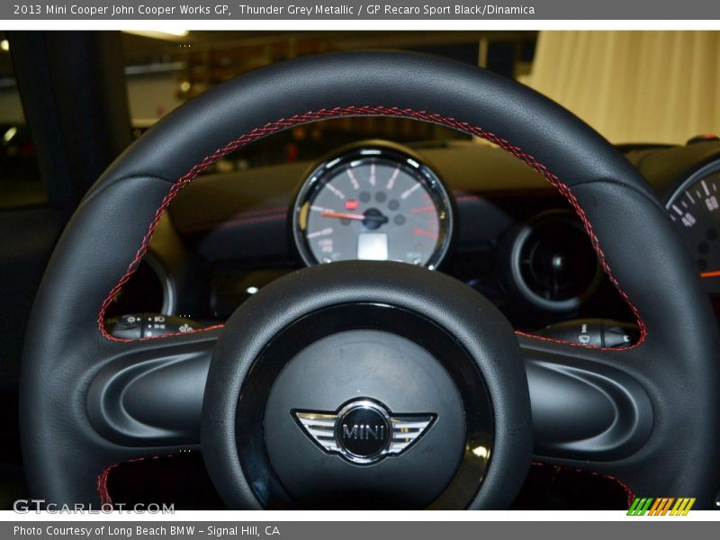 Thunder Grey Metallic / GP Recaro Sport Black/Dinamica 2013 Mini Cooper John Cooper Works GP