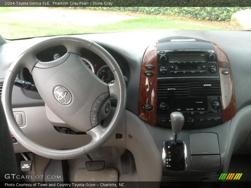 Phantom Gray Pearl / Stone Gray 2004 Toyota Sienna XLE