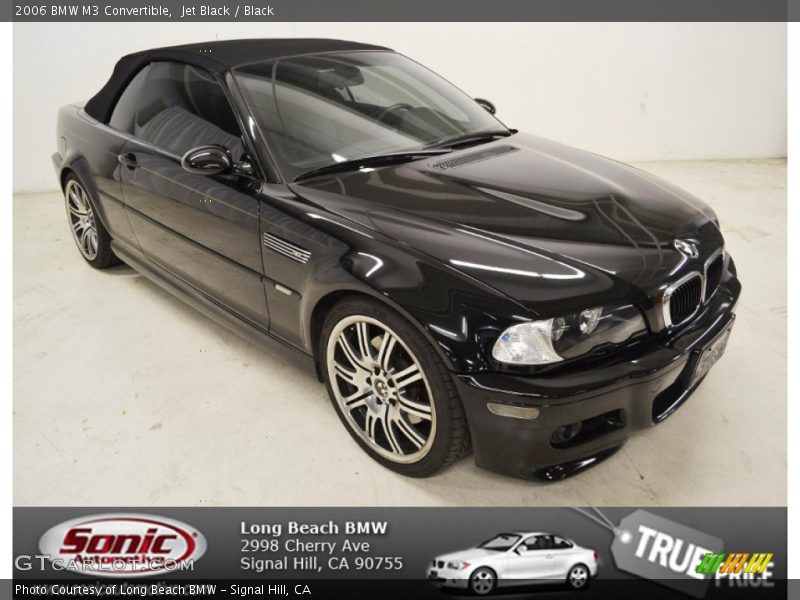 Jet Black / Black 2006 BMW M3 Convertible