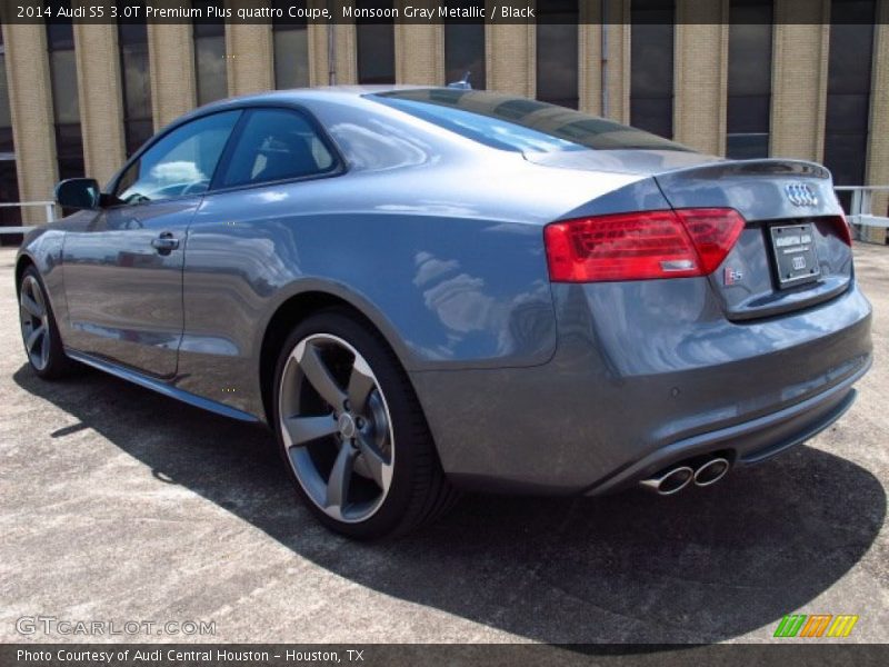 Monsoon Gray Metallic / Black 2014 Audi S5 3.0T Premium Plus quattro Coupe