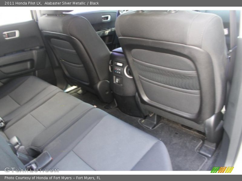 Alabaster Silver Metallic / Black 2011 Honda Pilot LX