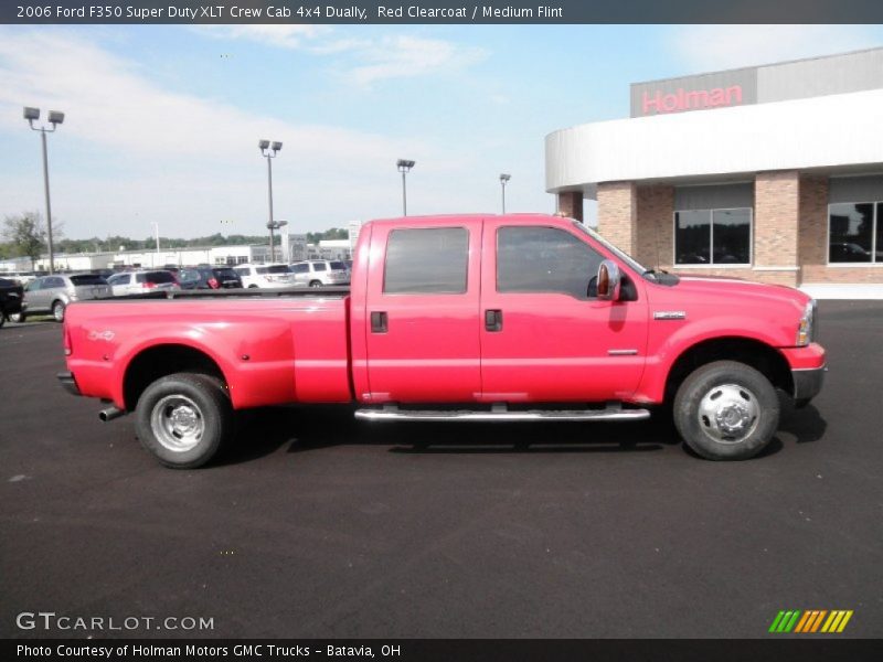 Red Clearcoat / Medium Flint 2006 Ford F350 Super Duty XLT Crew Cab 4x4 Dually