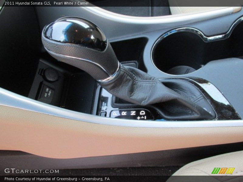 Pearl White / Camel 2011 Hyundai Sonata GLS