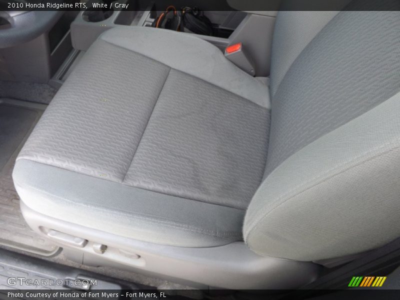 White / Gray 2010 Honda Ridgeline RTS