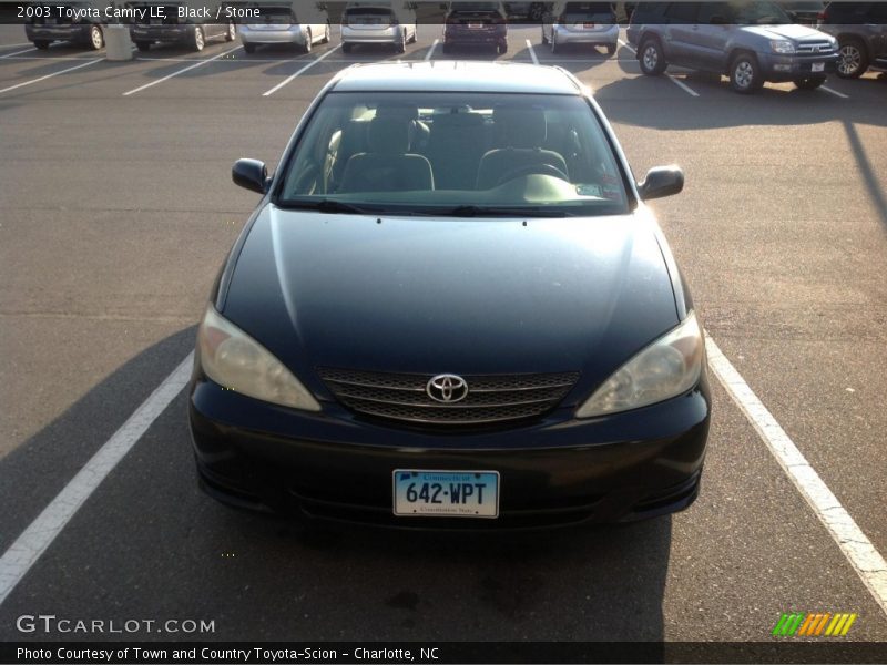 Black / Stone 2003 Toyota Camry LE