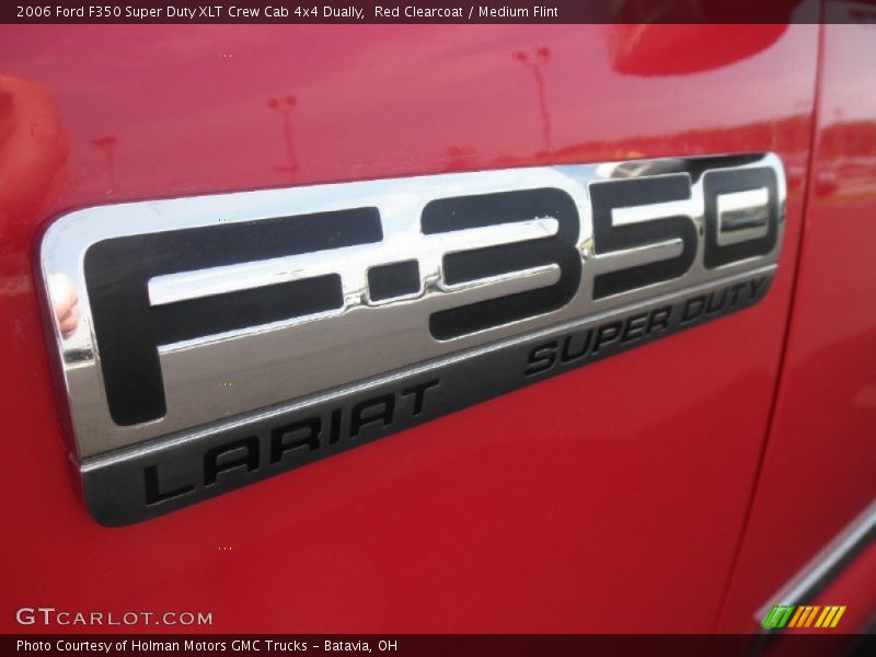 Red Clearcoat / Medium Flint 2006 Ford F350 Super Duty XLT Crew Cab 4x4 Dually