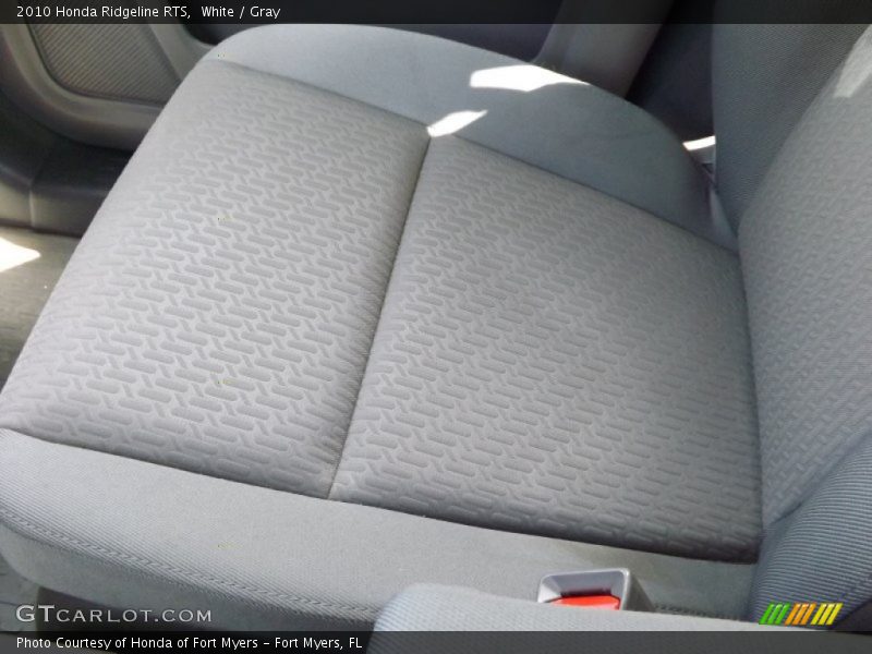 White / Gray 2010 Honda Ridgeline RTS