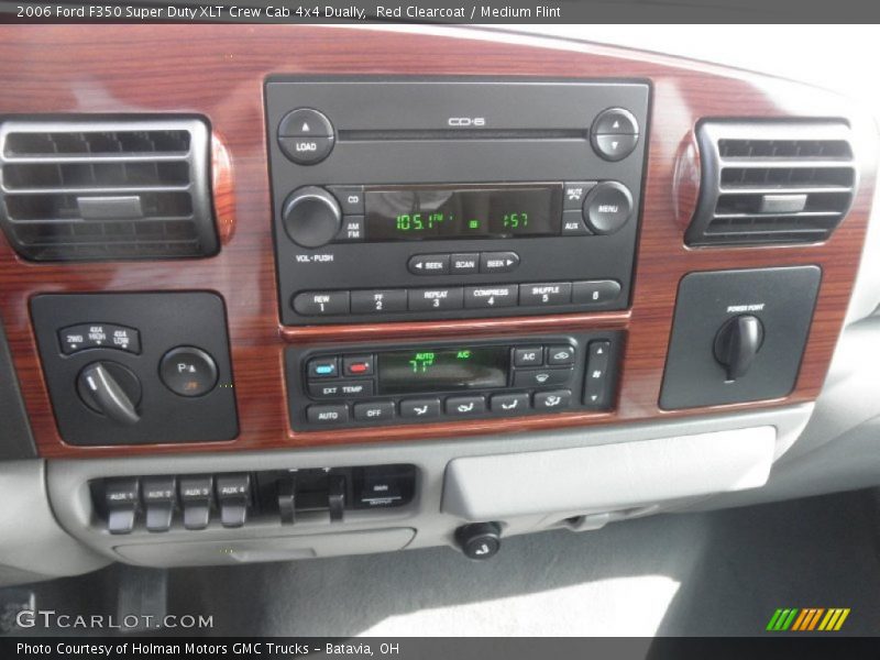 Red Clearcoat / Medium Flint 2006 Ford F350 Super Duty XLT Crew Cab 4x4 Dually