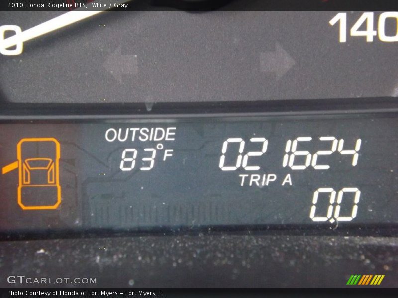 White / Gray 2010 Honda Ridgeline RTS