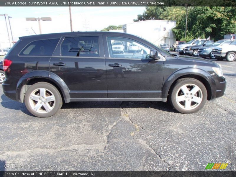 Brilliant Black Crystal Pearl / Dark Slate Gray/Light Graystone 2009 Dodge Journey SXT AWD