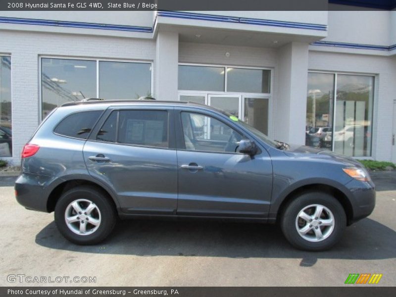 Slate Blue / Beige 2008 Hyundai Santa Fe GLS 4WD