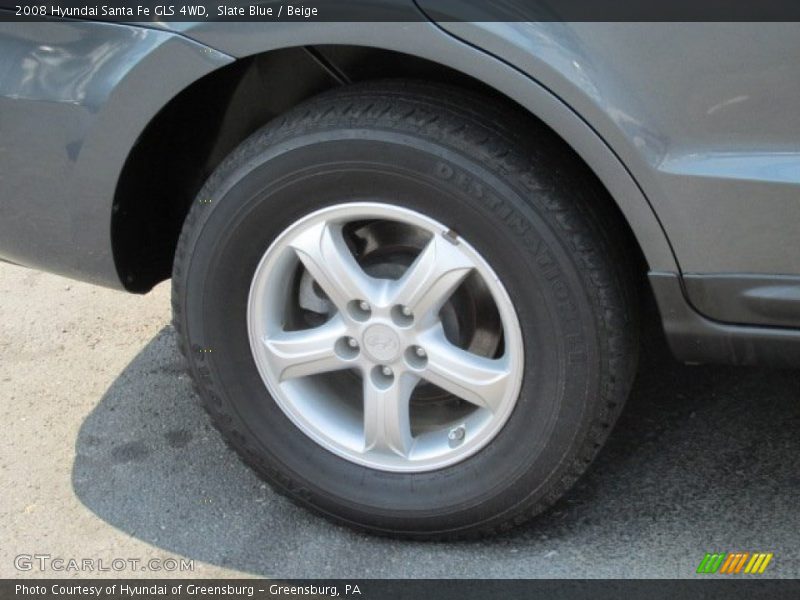 Slate Blue / Beige 2008 Hyundai Santa Fe GLS 4WD