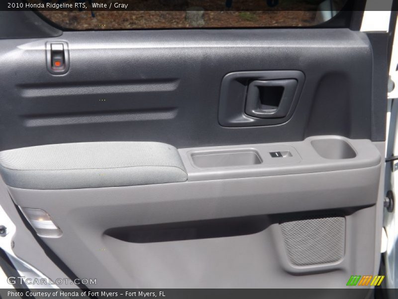 White / Gray 2010 Honda Ridgeline RTS