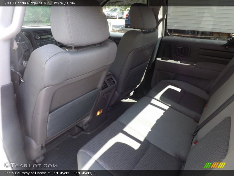 White / Gray 2010 Honda Ridgeline RTS