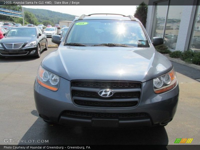 Slate Blue / Beige 2008 Hyundai Santa Fe GLS 4WD