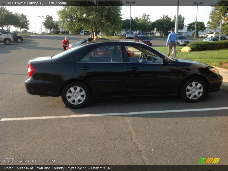 Black / Stone 2003 Toyota Camry LE