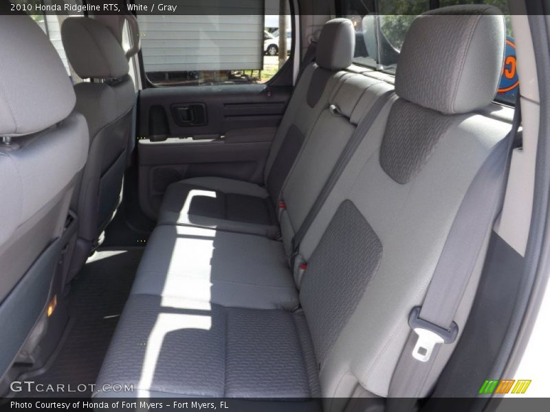White / Gray 2010 Honda Ridgeline RTS