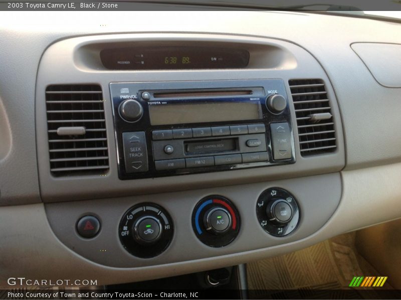 Black / Stone 2003 Toyota Camry LE