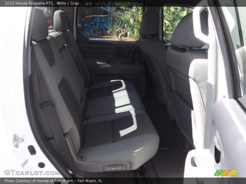 White / Gray 2010 Honda Ridgeline RTS
