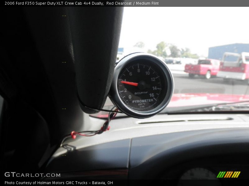 Red Clearcoat / Medium Flint 2006 Ford F350 Super Duty XLT Crew Cab 4x4 Dually