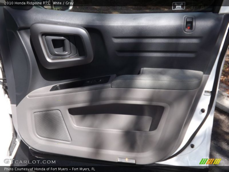 White / Gray 2010 Honda Ridgeline RTS