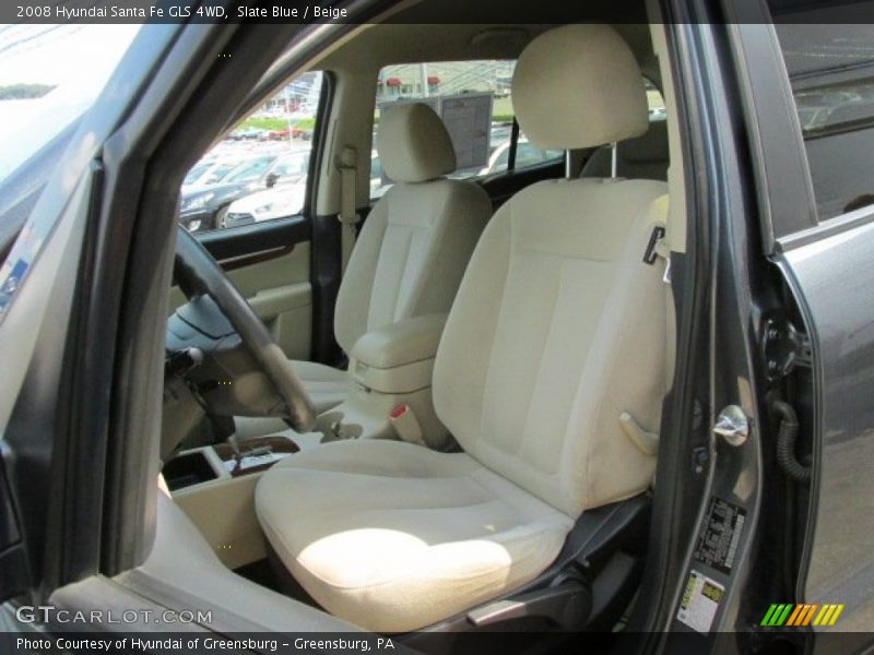 Slate Blue / Beige 2008 Hyundai Santa Fe GLS 4WD