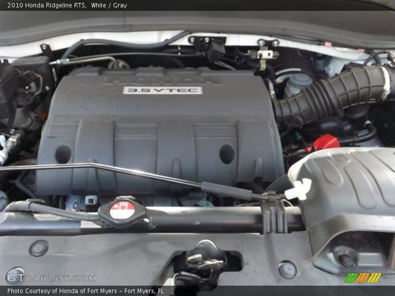 White / Gray 2010 Honda Ridgeline RTS