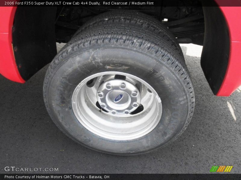 Red Clearcoat / Medium Flint 2006 Ford F350 Super Duty XLT Crew Cab 4x4 Dually