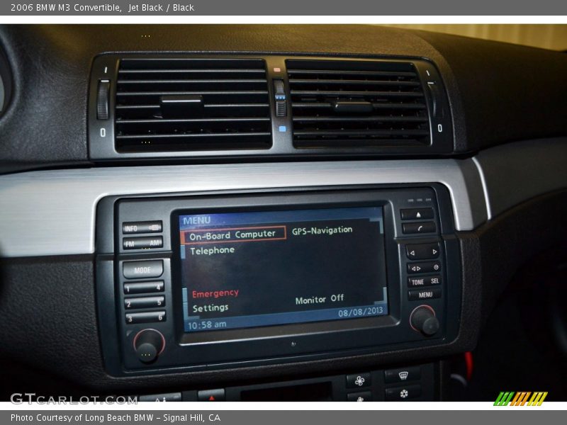 Jet Black / Black 2006 BMW M3 Convertible