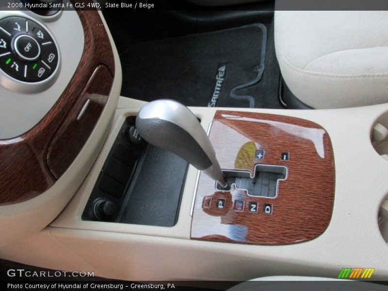 Slate Blue / Beige 2008 Hyundai Santa Fe GLS 4WD