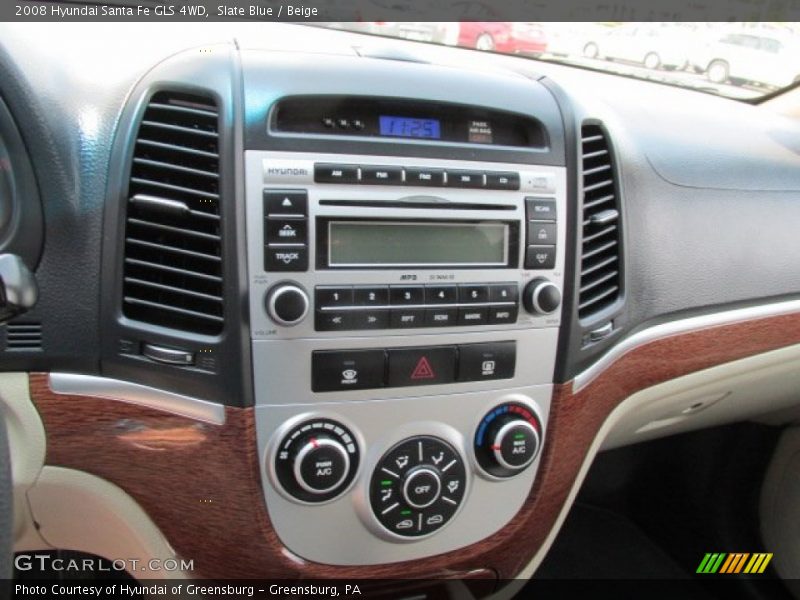Slate Blue / Beige 2008 Hyundai Santa Fe GLS 4WD