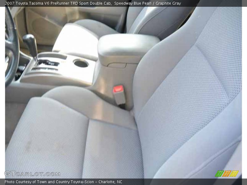 Speedway Blue Pearl / Graphite Gray 2007 Toyota Tacoma V6 PreRunner TRD Sport Double Cab