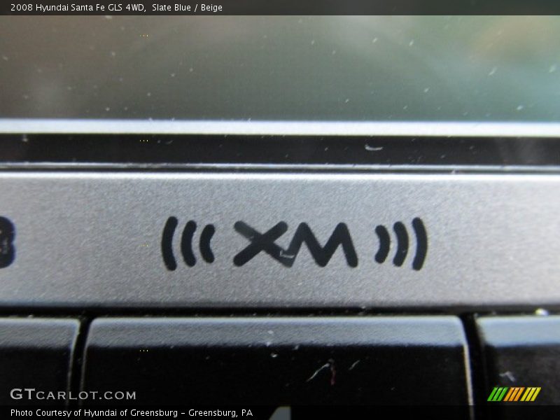 Slate Blue / Beige 2008 Hyundai Santa Fe GLS 4WD