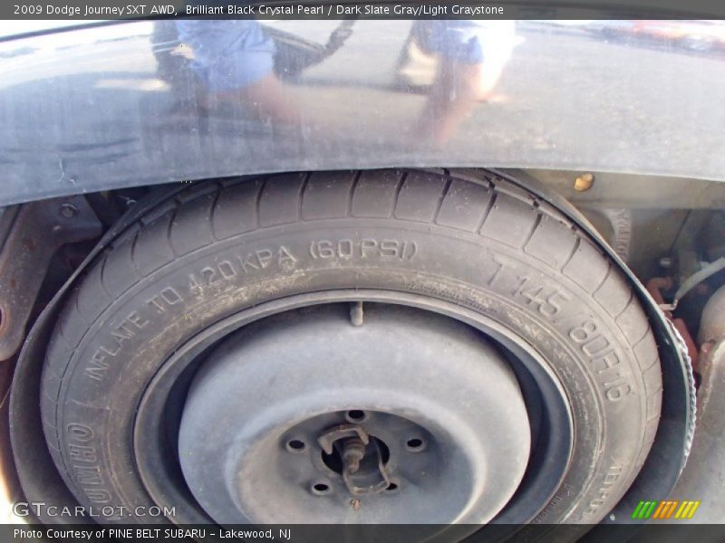 Brilliant Black Crystal Pearl / Dark Slate Gray/Light Graystone 2009 Dodge Journey SXT AWD