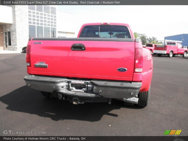 Red Clearcoat / Medium Flint 2006 Ford F350 Super Duty XLT Crew Cab 4x4 Dually