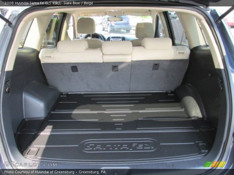 Slate Blue / Beige 2008 Hyundai Santa Fe GLS 4WD