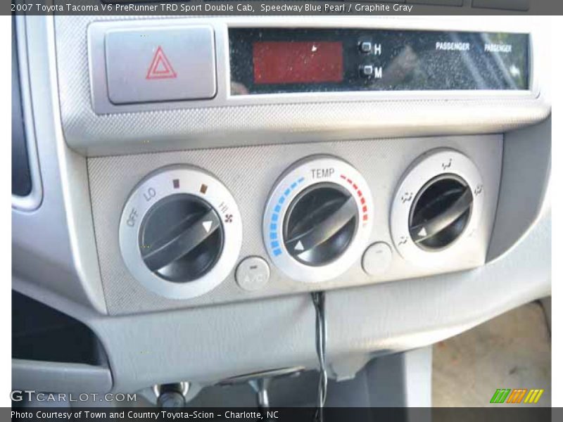 Speedway Blue Pearl / Graphite Gray 2007 Toyota Tacoma V6 PreRunner TRD Sport Double Cab