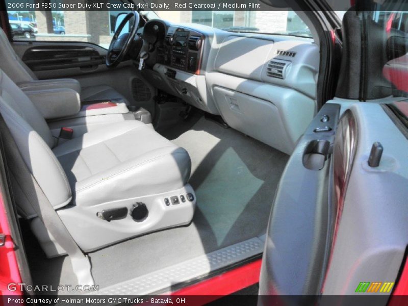 Red Clearcoat / Medium Flint 2006 Ford F350 Super Duty XLT Crew Cab 4x4 Dually