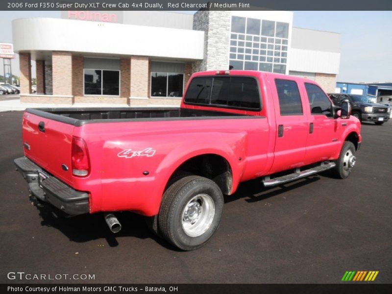 Red Clearcoat / Medium Flint 2006 Ford F350 Super Duty XLT Crew Cab 4x4 Dually