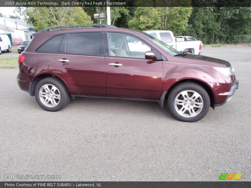  2007 MDX Technology Dark Cherry Red Pearl