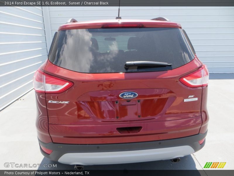 Sunset / Charcoal Black 2014 Ford Escape SE 1.6L EcoBoost