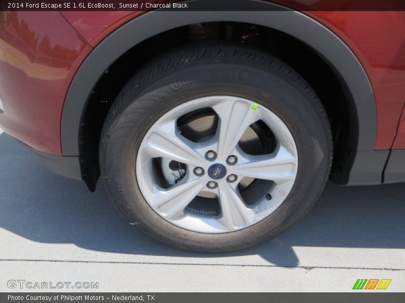 Sunset / Charcoal Black 2014 Ford Escape SE 1.6L EcoBoost