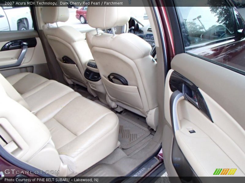 Rear Seat of 2007 MDX Technology