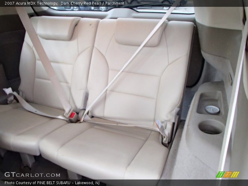 Rear Seat of 2007 MDX Technology