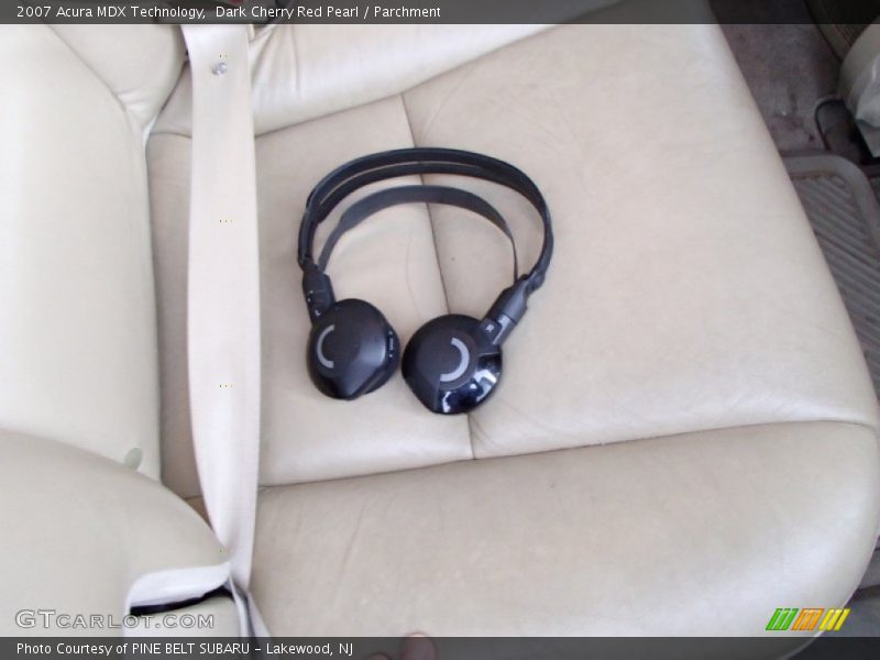 Dark Cherry Red Pearl / Parchment 2007 Acura MDX Technology