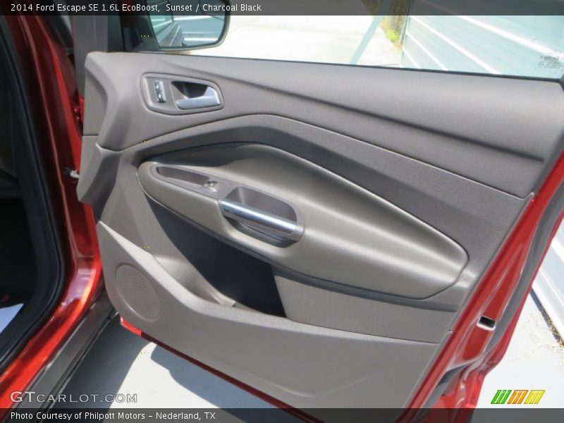 Sunset / Charcoal Black 2014 Ford Escape SE 1.6L EcoBoost