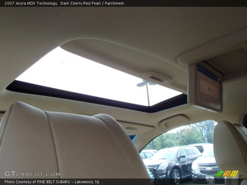 Dark Cherry Red Pearl / Parchment 2007 Acura MDX Technology