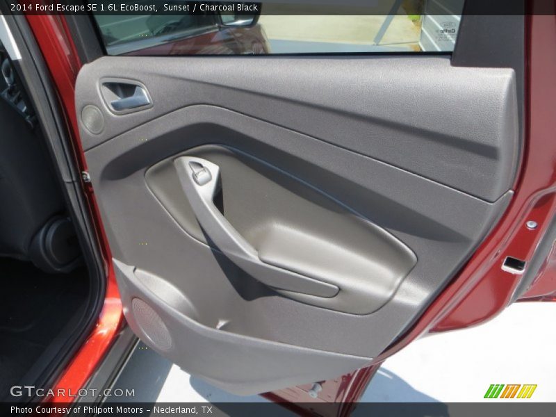 Sunset / Charcoal Black 2014 Ford Escape SE 1.6L EcoBoost