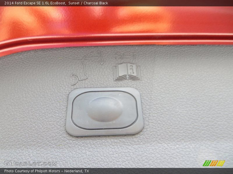 Sunset / Charcoal Black 2014 Ford Escape SE 1.6L EcoBoost