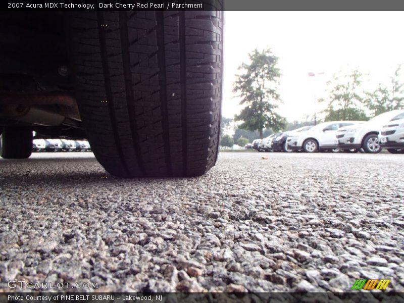 Dark Cherry Red Pearl / Parchment 2007 Acura MDX Technology